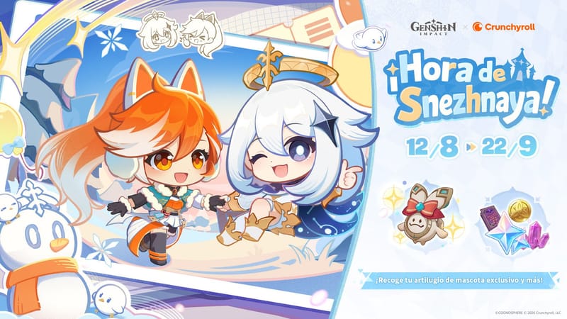 Crunchyroll y Hoyoverse anuncian una colaboración especial con Genshin Impact que incluye recompensas exclusivas para miembros de Crunchyroll