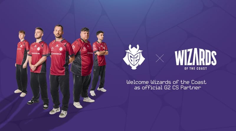 Wizards of the Coast se alía con la organización de esports G2 en una nueva asociación a largo plazo