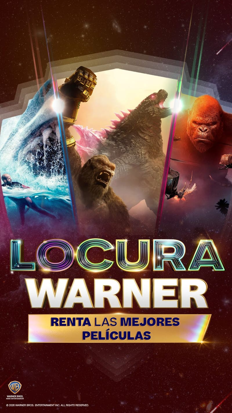 Locura Warner 2026: Grandes estrenos y películas en renta digital a un gran precio
