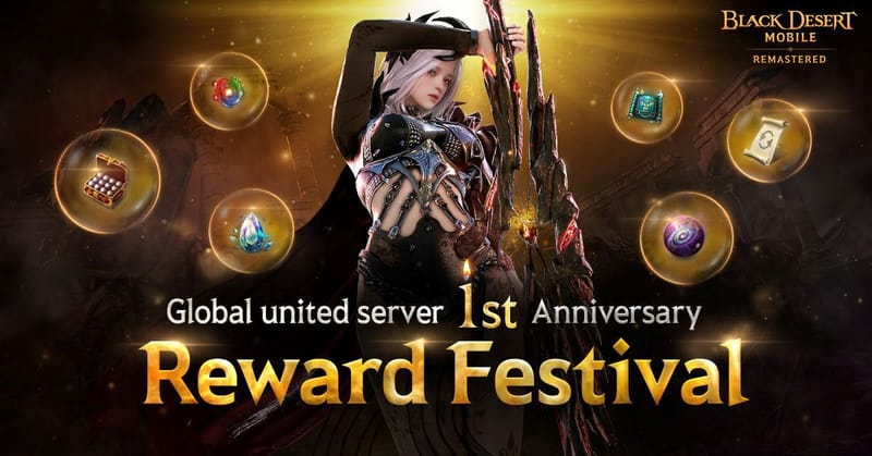 Black Desert Mobile celebra el primer aniversario del servidor global unificado con cinco semanas de eventos