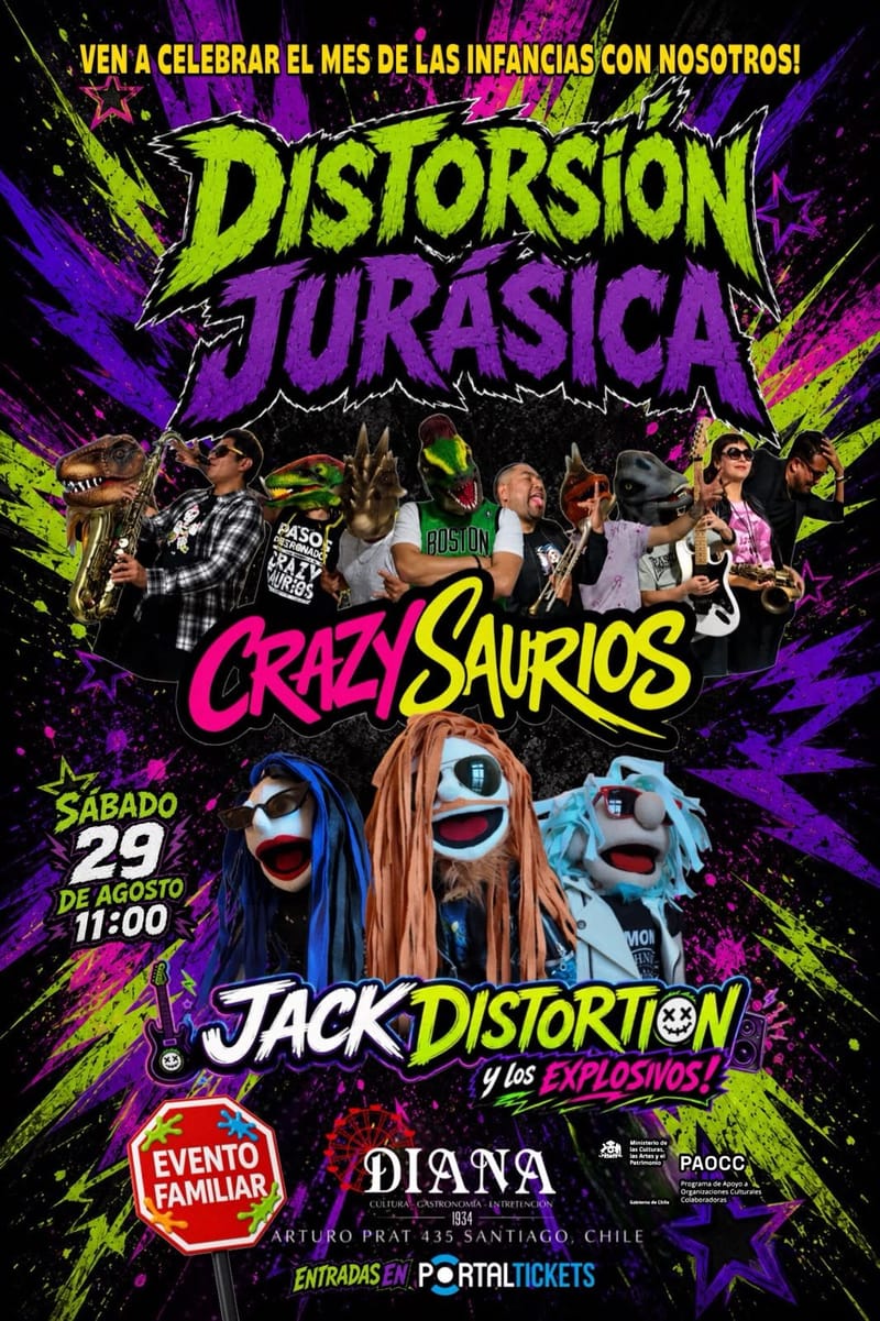 Mundo Diana se llena de dinosaurios y rock familiar en una aventura inolvidable para grandes y pequeños