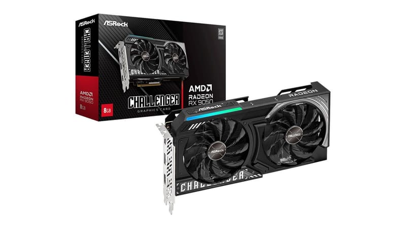 ASRock reveló su placa de video AMD Radeon RX 9050 Challenger 8GB