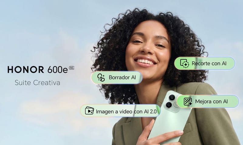 Un editor de bolsillo: la IA generativa de HONOR 600e transforma la producción de contenido audiovisual