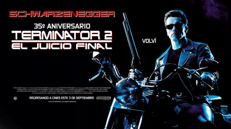 Terminator 2: El Juicio Final llegó a los cines de Chile- Revisa las salas donde podrás verla