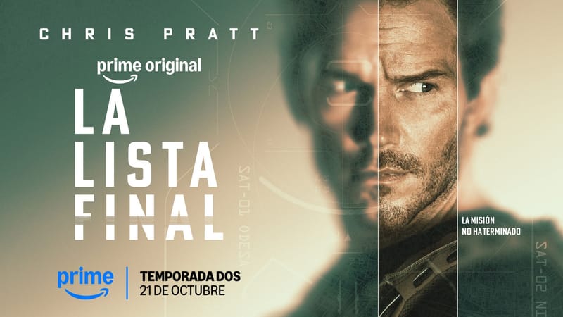 Prime Video ha desvelado el tráiler y el póster oficial de la segunda temporada de La lista final, protagonizada por Chris Pratt