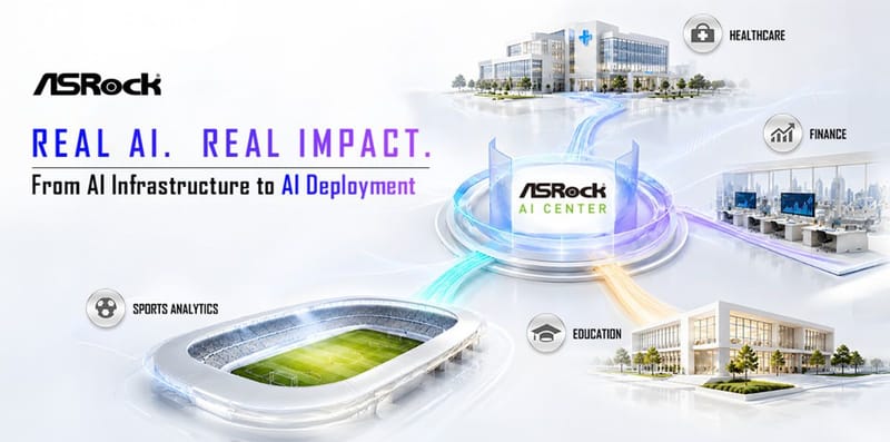 ASRock presenta AI Center para impulsar la implementación de inteligencia artificial en las empresas