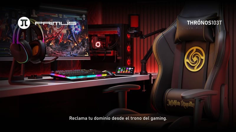 PRIMUS presenta su nueva colección Jujutsu Kaisen de periféricos gamer