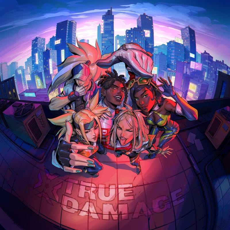 El grupo virtual de Riot Games True Damage regresa para interpretar el himno del campeonato mundial de League of Legends