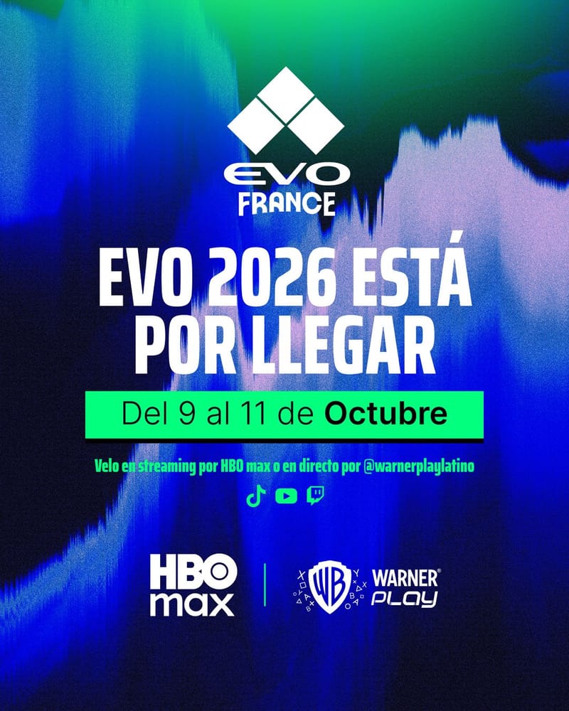 Evo Francia 2026 se transmitirá en vivo por HBO Max