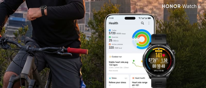 Honor Watch 6 y Honor 600e forman el ecosistema ideal para llevar el monitoreo de la salud al siguiente nivel