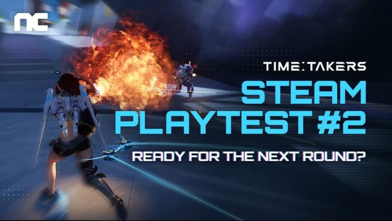 NC anuncia una segunda prueba de juego en Steam de Time Takers este noviembre