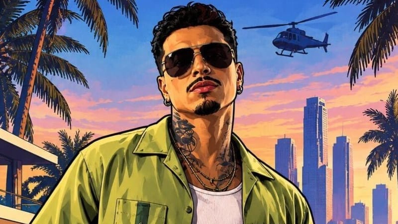 Rauw Alejandro hace historia y entra al universo gamer como protagonista de GTA VI