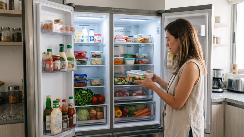 Tecnología Inverter y de zonificación maximiza la conservación de tus alimentos en el refrigeración