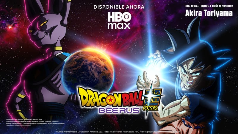 Dragon Ball Super: Beerus ya está en HBO Max