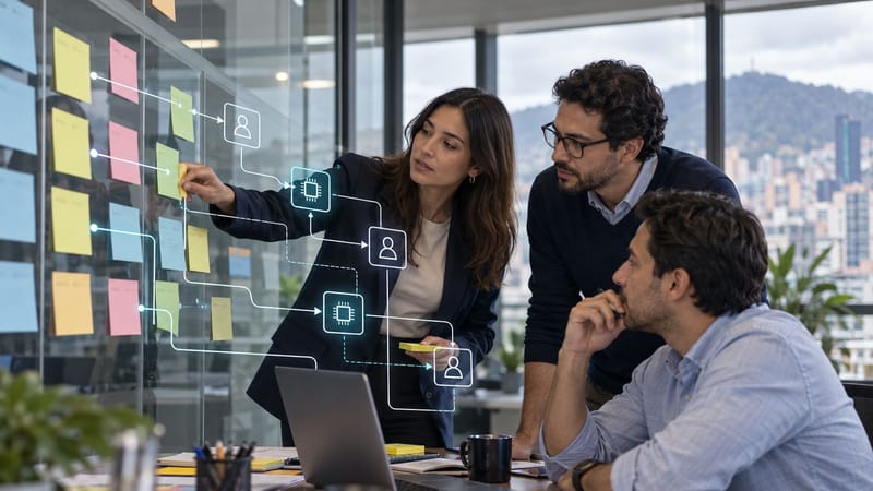 Cuando tu nuevo compañero es una IA: cómo liderar equipos donde humanos y agentes trabajan juntos