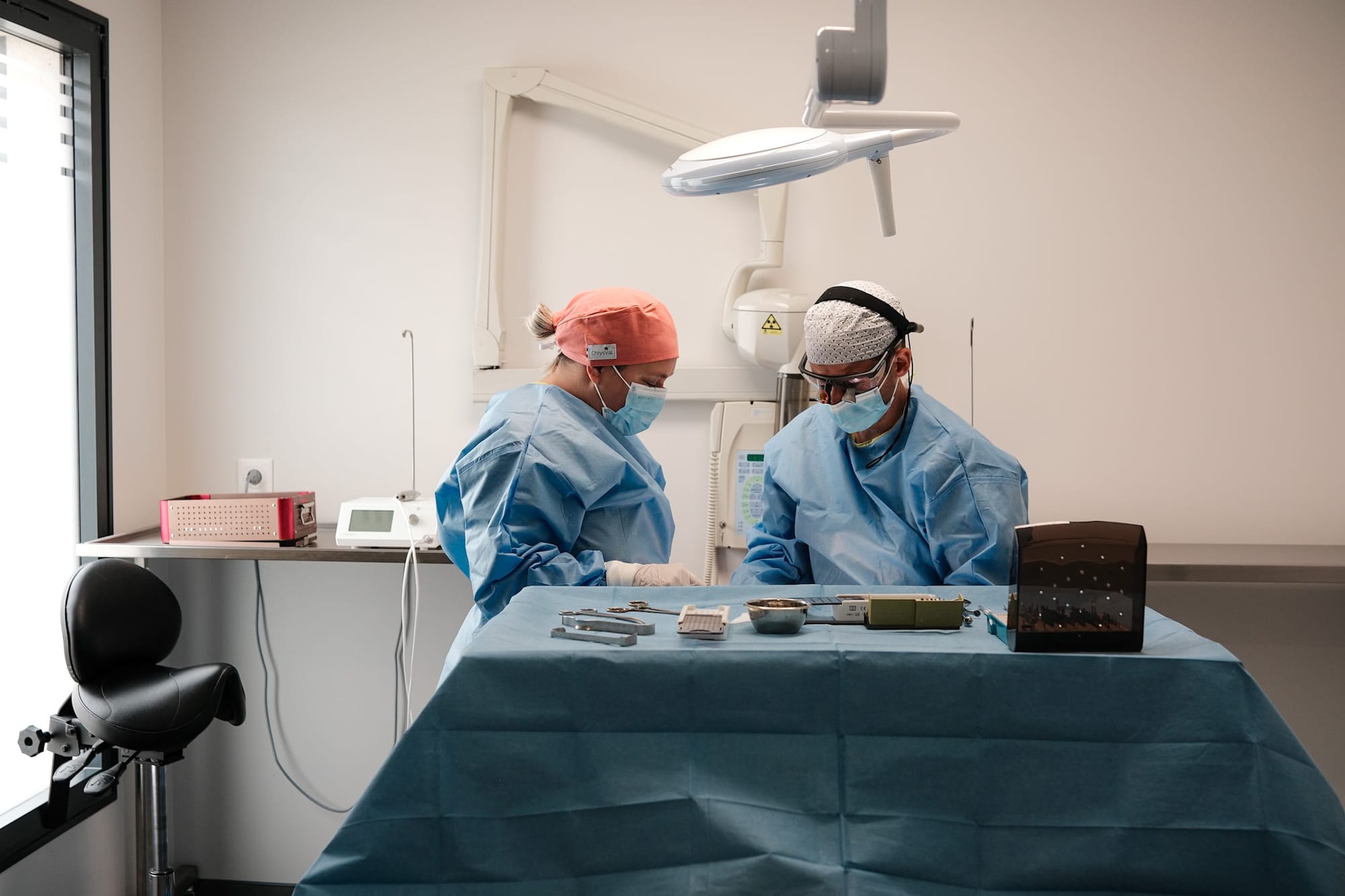 Avant la pose d'un implant