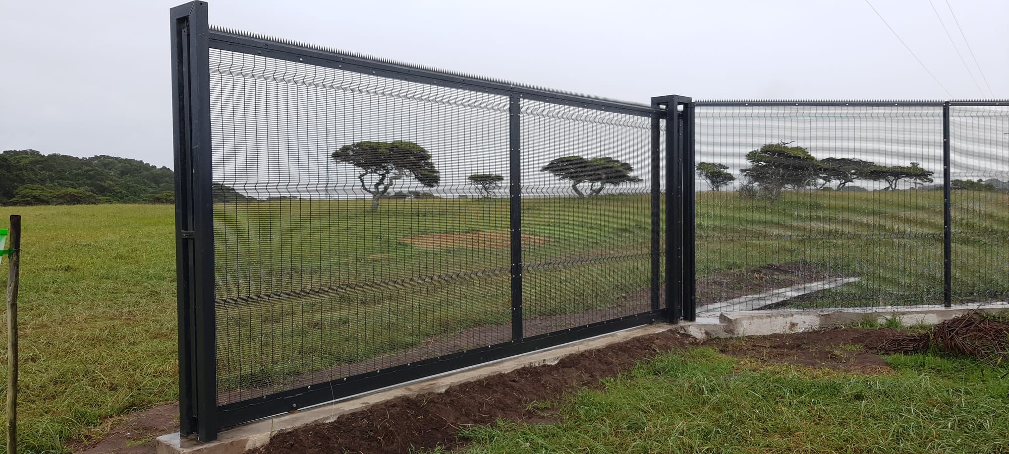 Gates manufactured to match the fencing