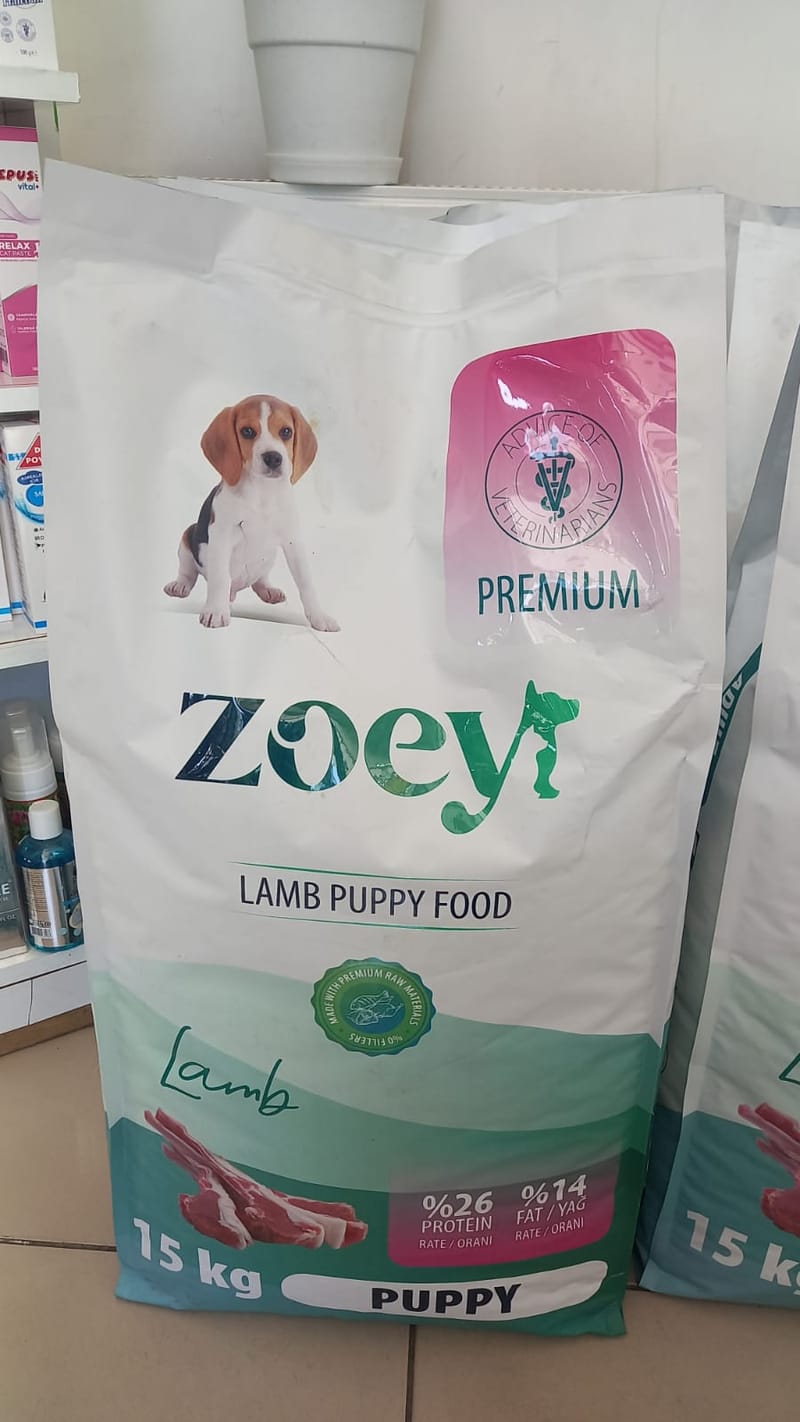 zoey yavru köpek maması 15 kg