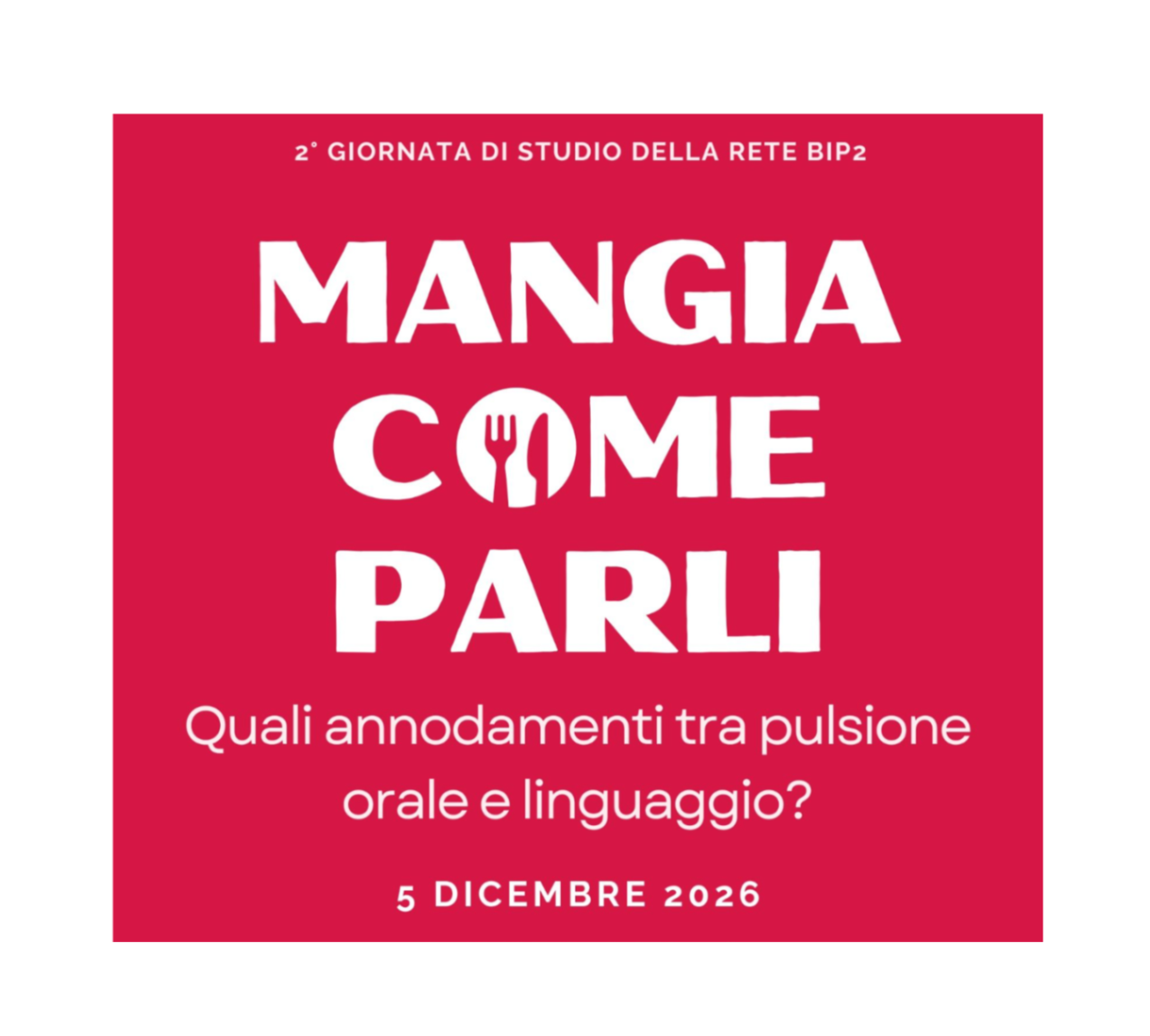 Mangia come parli. Quali annodamenti tra pulsione orale e linguaggio?