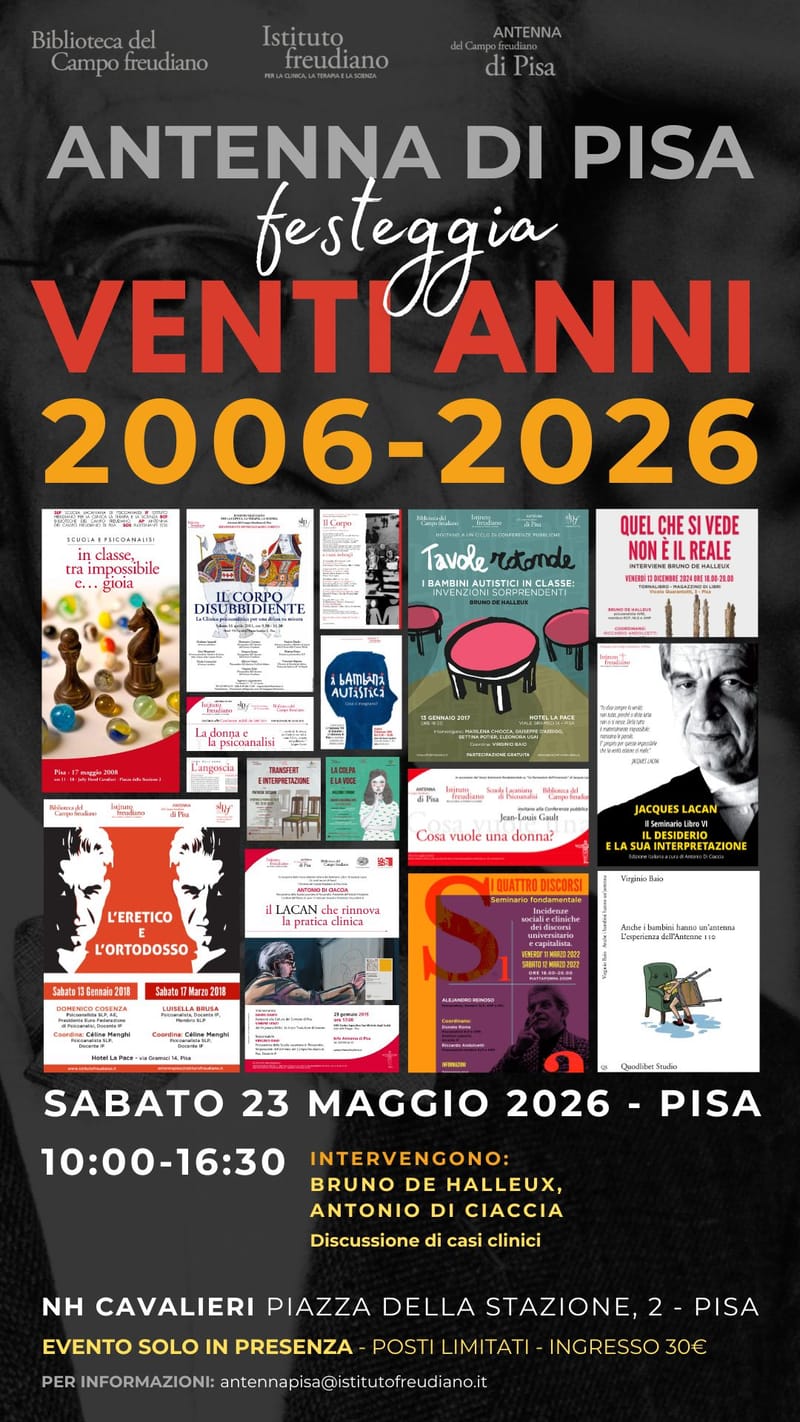 Venti anni dell'Antenna di Pisa, 2006-2026