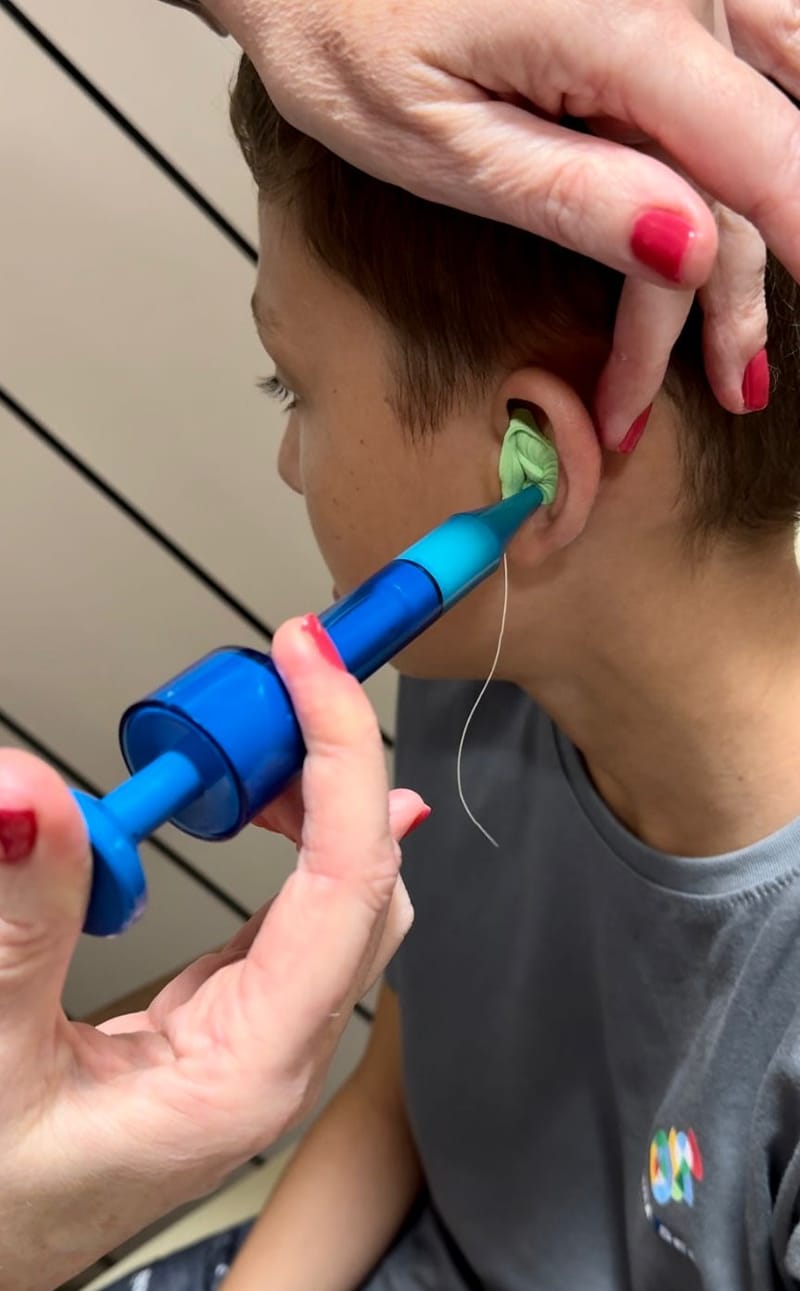 Molde Auricular para Banho – Proteção e Conforto para os Ouvidos