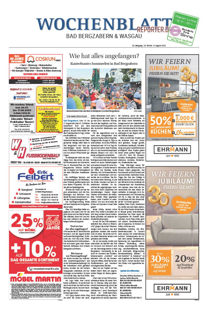 Pressearbeit und Berichte