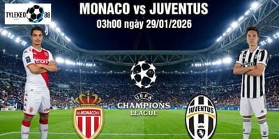 Monaco vs Juventus Ngày 29/1, 03h00: Phân Tích Tỷ Lệ Kèo Và Nhận Định Trận Đấu Champions League