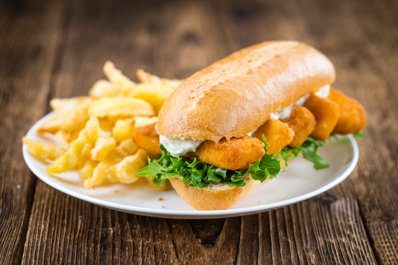 Fish Finger sandwich