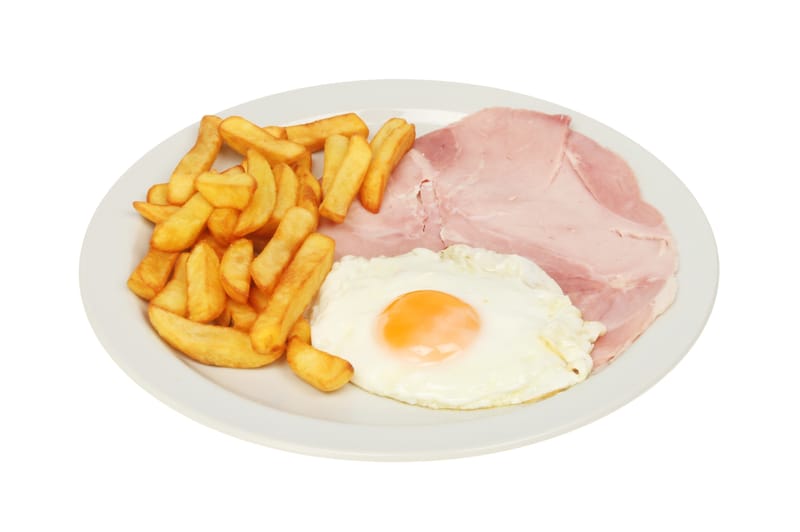 Ham, Egg and Chips