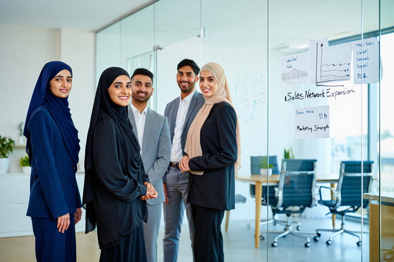 الوصول إلى شبكة المبيعات الأوسع