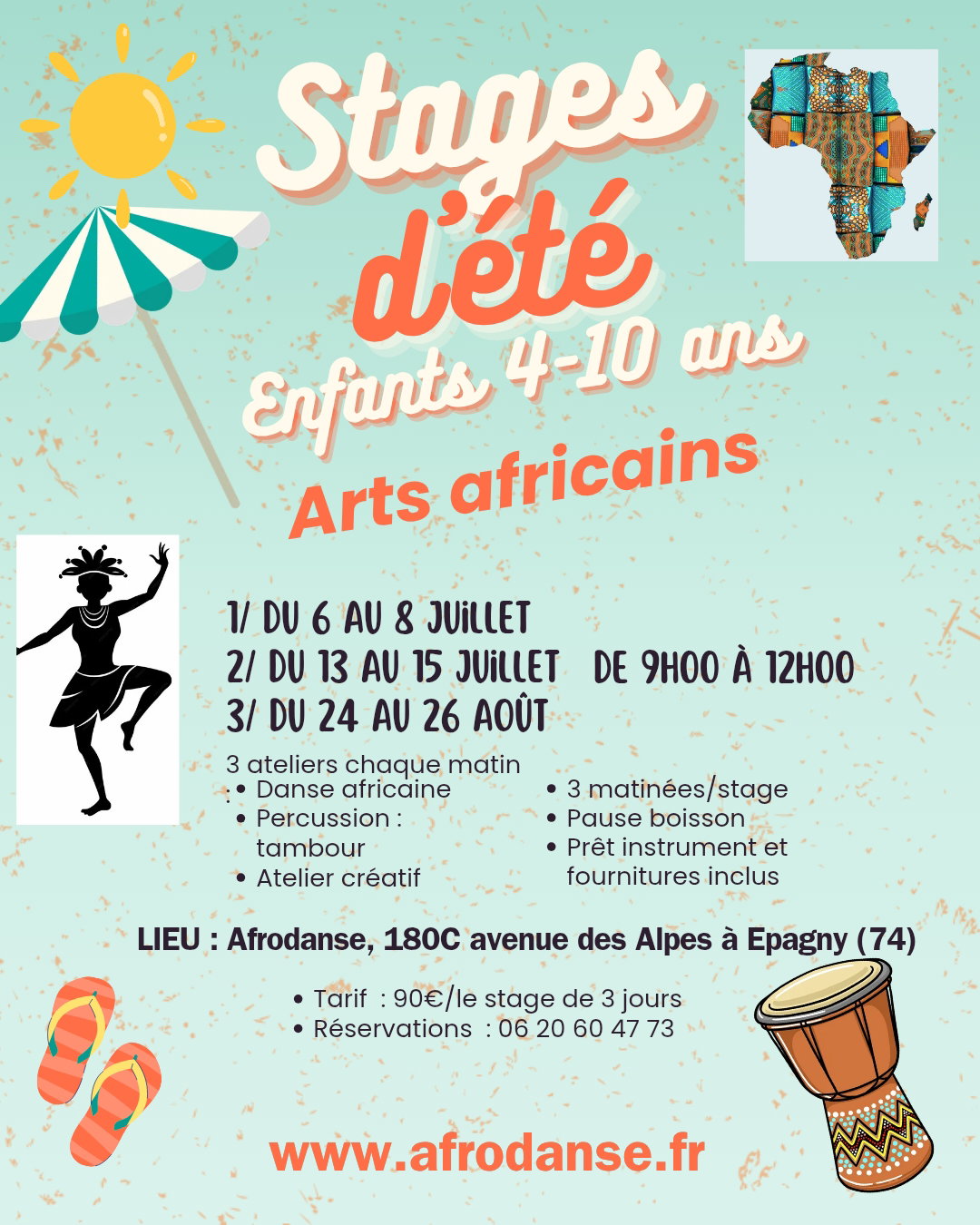 Stages d'été enfants enfants 4-10 ans