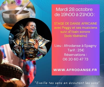 Stage danse africaine & bain sonore