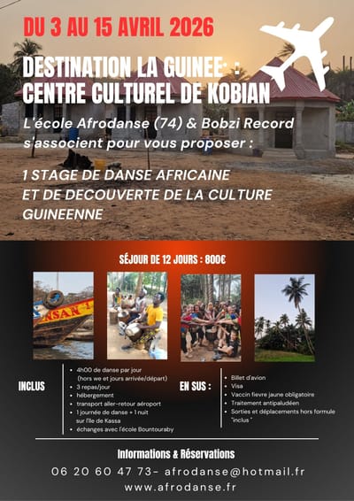 STAGE DE DANSE EN GUINÉE CONAKRY !