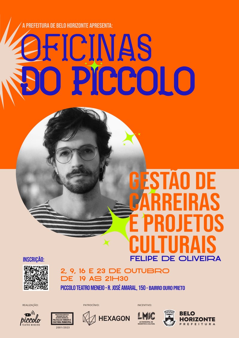 Oficina de Gestão de Carreiras e Projetos Culturais com Felipe de Oliveira