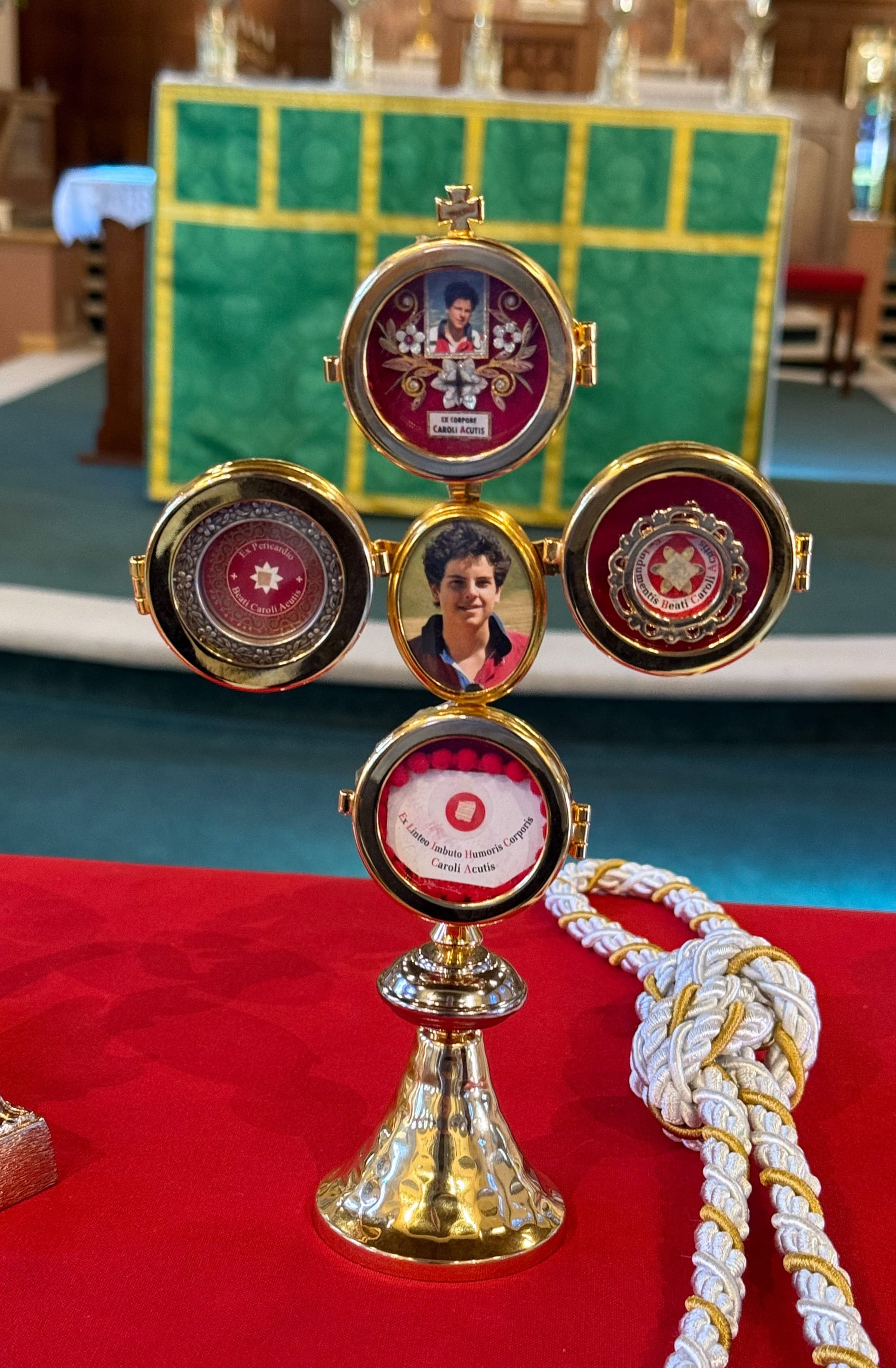 Blessed Carlo Acutis relics