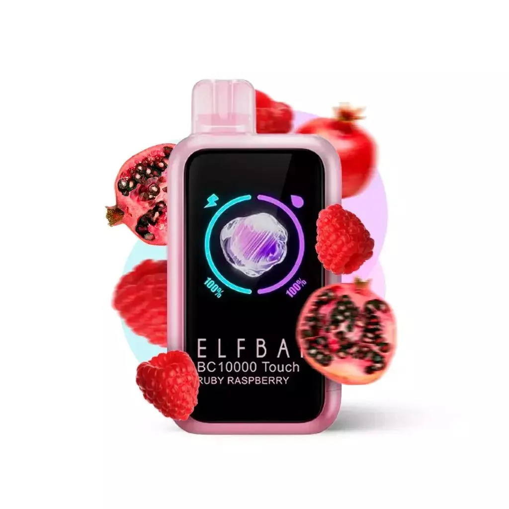 ELFBAR BC 10K TOUCH-RUBY RASPBERRY- VAPE DESCARTABLE 5%