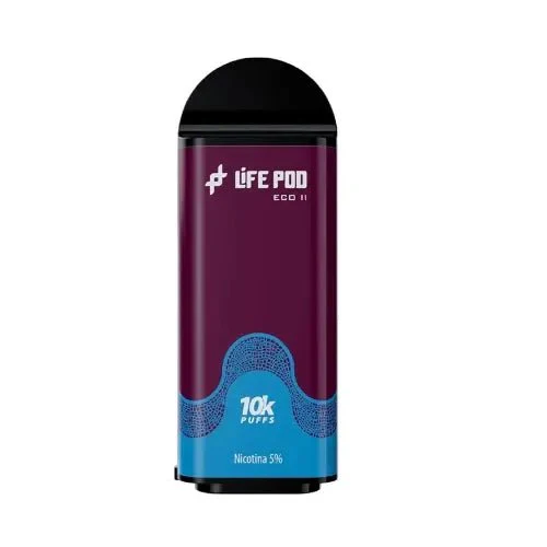LIFE POD REFIL ECO II 10.000 PUFFS. BLACKBERRY ICE 5% NICOTINA