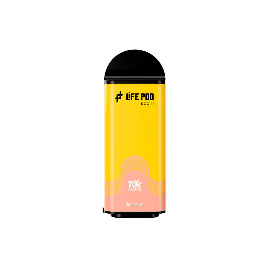 LIFE POD REFIL ECO II 10.000 PUFFS. PEACH MANGO 5% NICOTINA