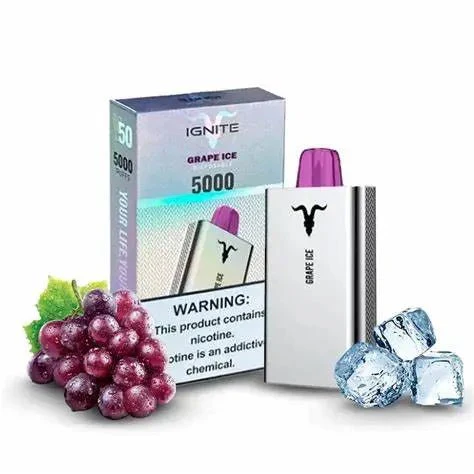IGNITE V50 5.000 PUFFS GRAPE ICE 5% NICOTINA
