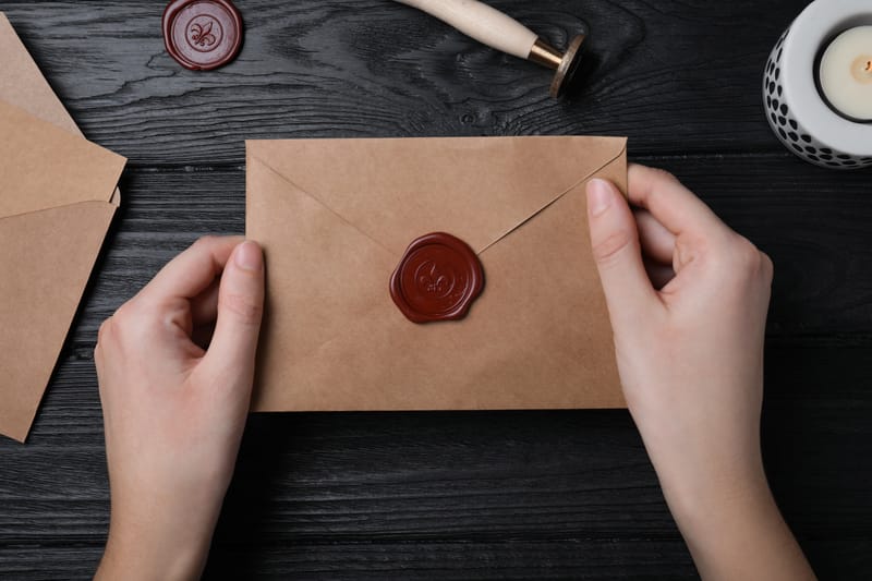 Rédaction de lettre manuscrite