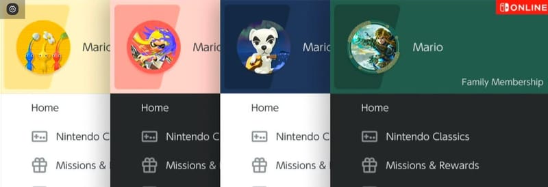Nintendo Switch มีธีมแล้ว!????