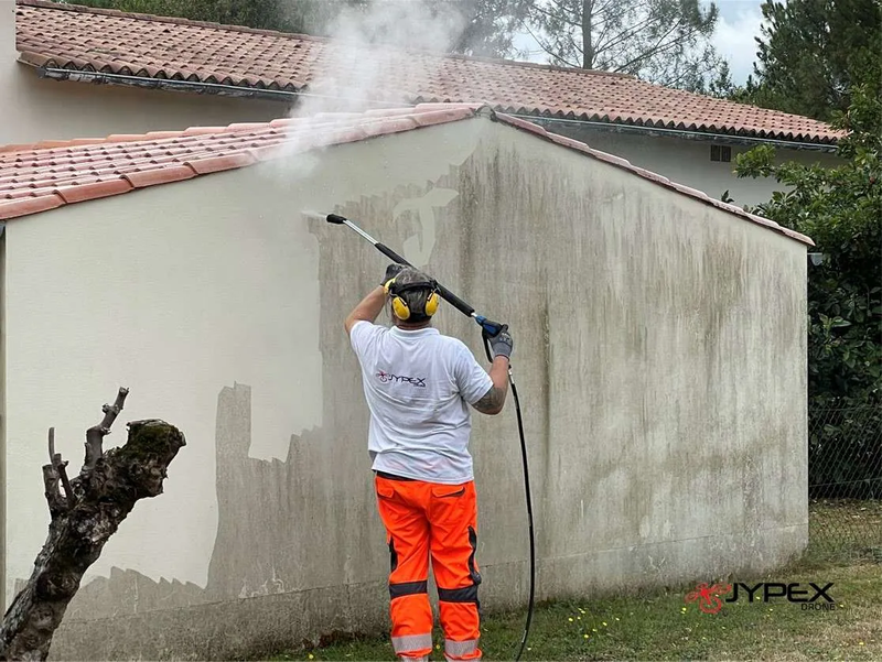 Nettoyage de façade à la vapeur