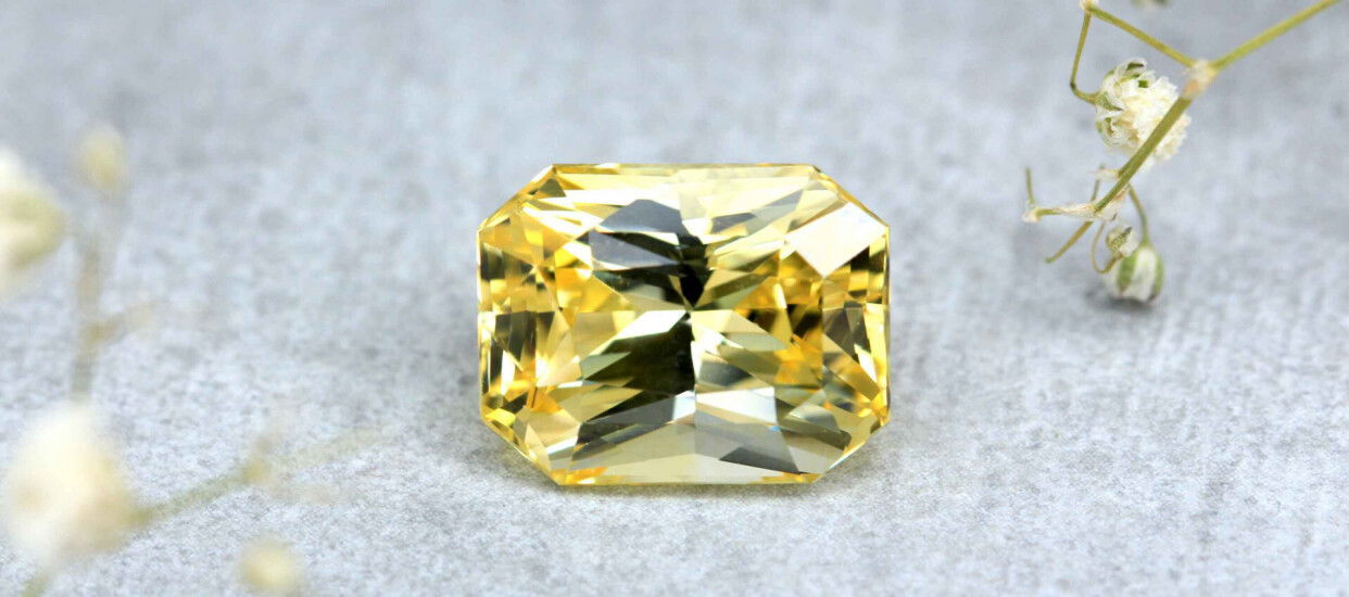 Natural yellow sapphire
