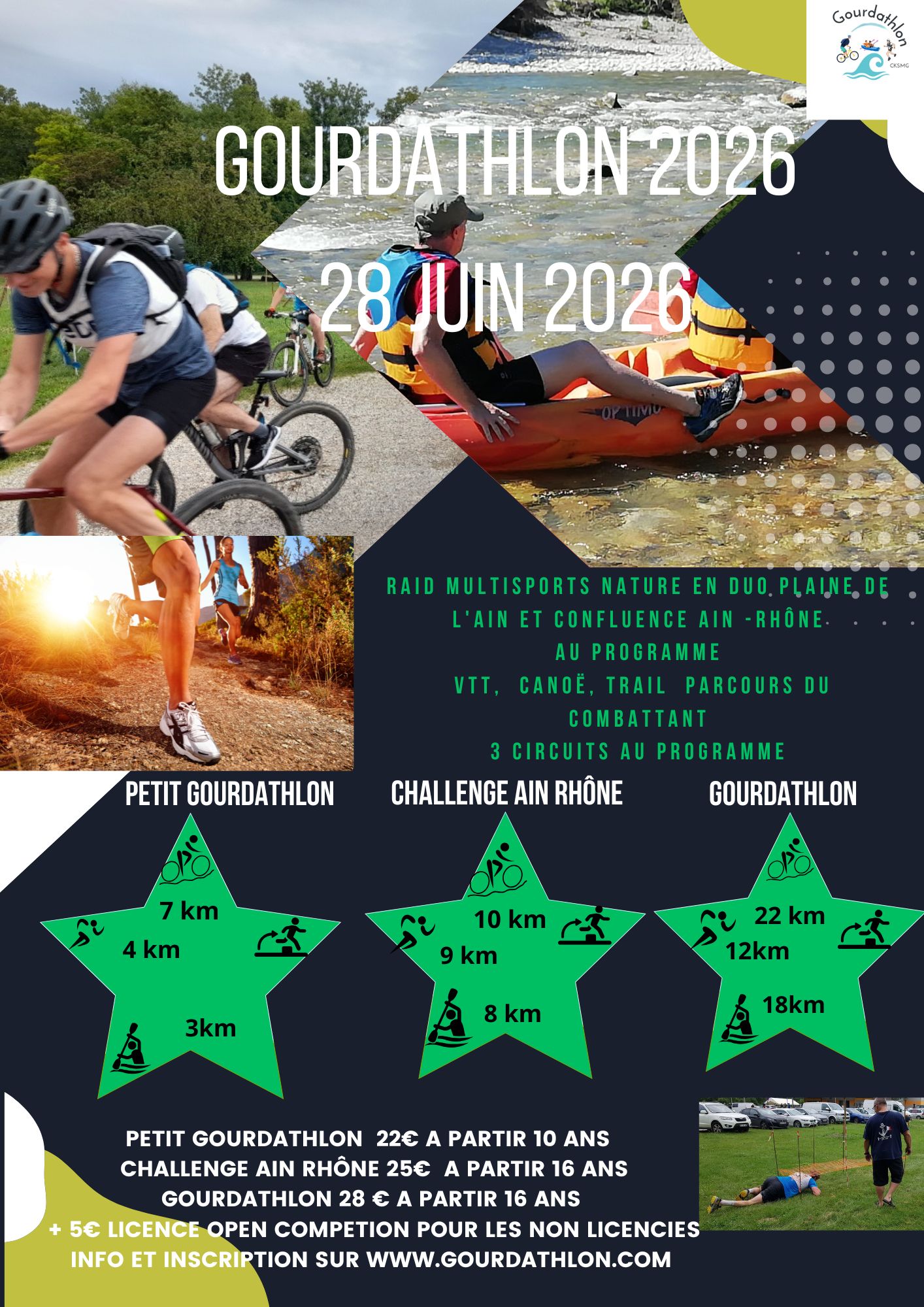Affiche Gourdathlon 2026