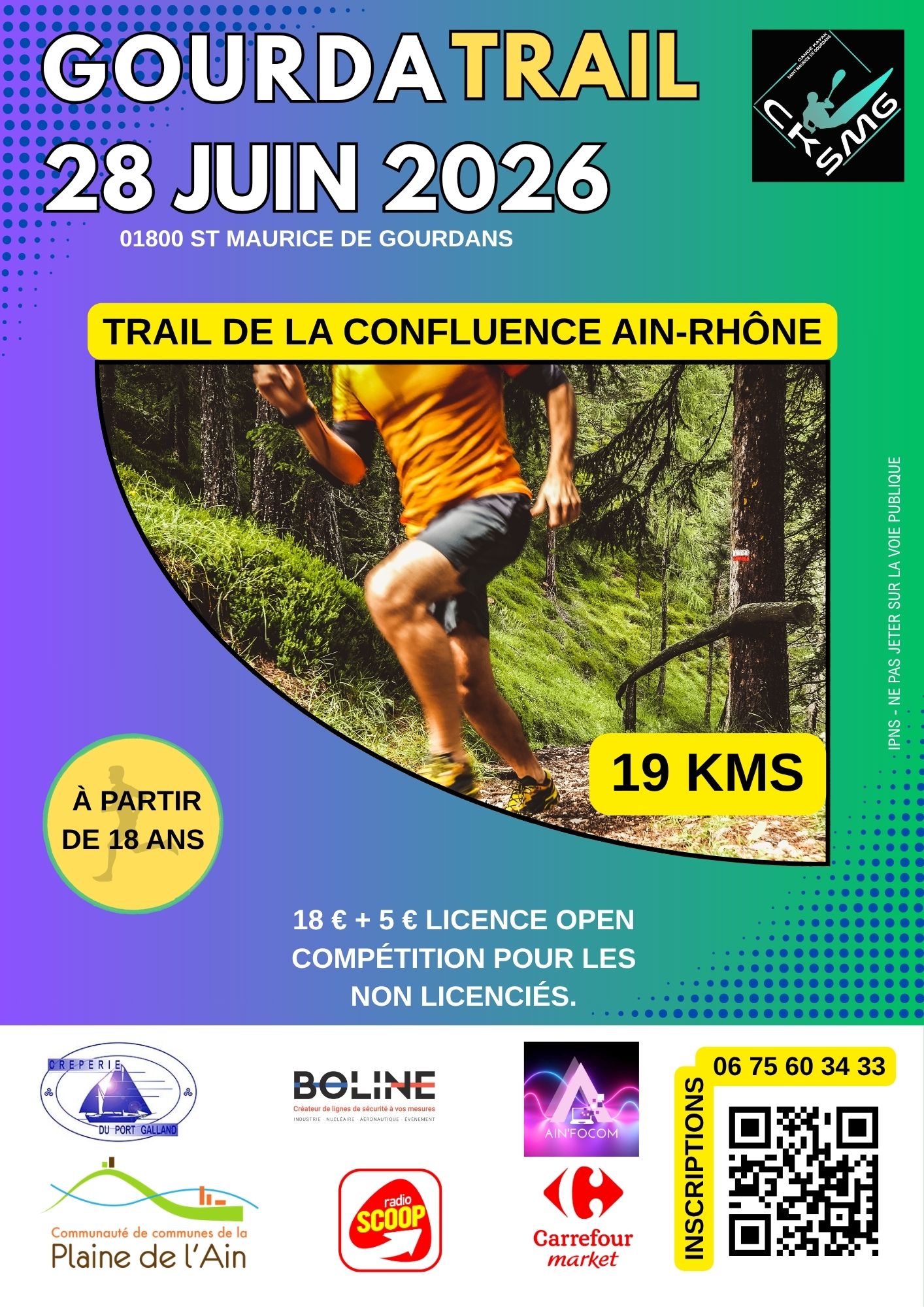 Affiche  Gourdatrail 2026