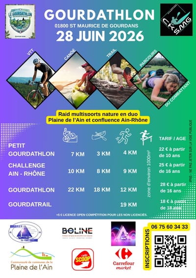 Affiche Gourdathlon 2026