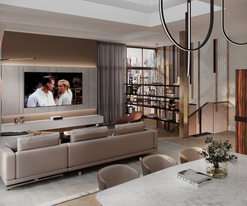 Двухэтажная квартира с террасой