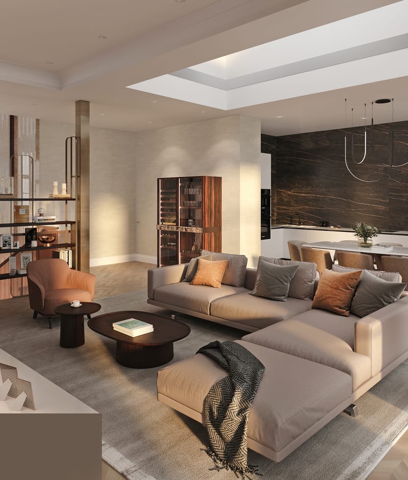 Двухэтажная квартира с террасой