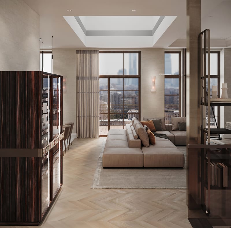 Двухэтажная квартира с террасой