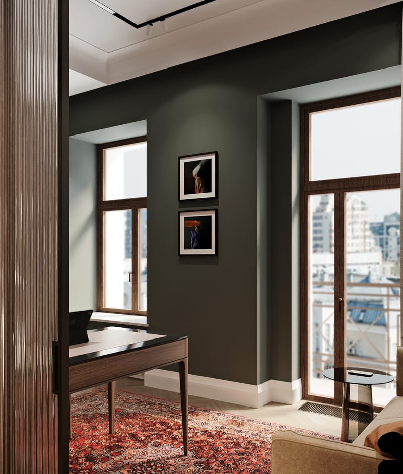 Двухэтажная квартира с террасой